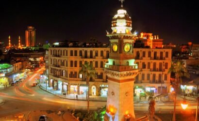 syria-caravans-aleppo-clock
